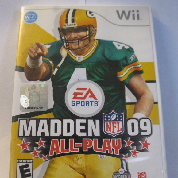 Nintendo Wii Video Game: Madden 09 - All-Play - Picture 1 of 4